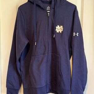 Under Armour Dark Blue Notre Dame Jacket